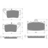 2 Kit plaquettes frein Husaberg FS 400 E,C Avant et Arrière 023-032 - EBC FA702 et FA701 - Raven 103-091