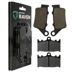 2 Kit plaquettes frein Husaberg FS 650  Avant et Arrière 023-032 - EBC FA702 et FA701 - Raven 103-091