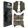 2 Kit plaquettes frein Husaberg FS 650 C E Avant et Arrière 023-231 - EBC FA702 et FA701 - Raven 103-092
