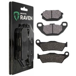 2 Kit plaquettes frein Kymco Super-9 125  Avant et Arrière 003-183 - EBC FA702 et FA701 - Raven 103-093
