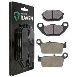 2 Kit plaquettes frein Kymco Agility 125 City city+ Avant et Arrière 005-183 - EBC FA702 et FA701 - Raven 103-094