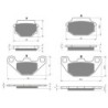 2 Kit plaquettes frein Kymco Agility 125 City city+ Avant et Arrière 005-183 - EBC FA702 et FA701 - Raven 103-094