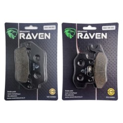 2 Kit plaquettes frein Kymco People 250  Avant et Arrière 022-332 - EBC FA702 et FA701 - Raven 103-096