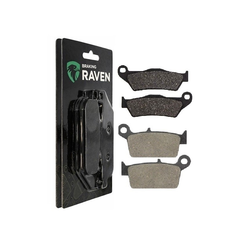 2 Kit plaquettes frein Kymco Sniper 50  Avant et Arrière 071-131 - EBC FA702 et FA701 - Raven 103-098