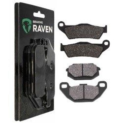 2 Kit plaquettes frein Kymco Super-9 250  Avant et Arrière 071-183 - EBC FA702 et FA701 - Raven 103-099