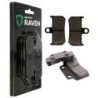 2 Kit plaquettes frein Kymco Heroism 150  Avant et Arrière 131-136 - EBC FA702 et FA701 - Raven 103-100