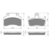 2 Kit plaquettes frein Kymco Heroism 150  Avant et Arrière 131-136 - EBC FA702 et FA701 - Raven 103-100