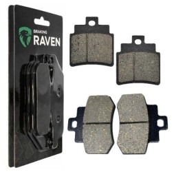 2 Kit plaquettes frein Kymco Grand Dink 250  Avant et Arrière 140-192 - EBC FA702 et FA701 - Raven 103-101
