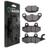 2 Kit plaquettes frein Kymco Super-9 50 LC Avant et Arrière 183-332 - EBC FA702 et FA701 - Raven 103-102
