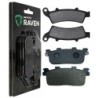 2 Kit plaquettes frein Kymco New Downtown 125 i Avant et Arrière 193-355 - EBC FA702 et FA701 - Raven 103-104