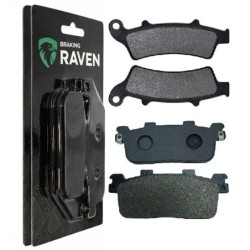 2 Kit plaquettes frein Kymco New Downtown 350 i Avant et Arrière 193-355 - EBC FA702 et FA701 - Raven 103-104