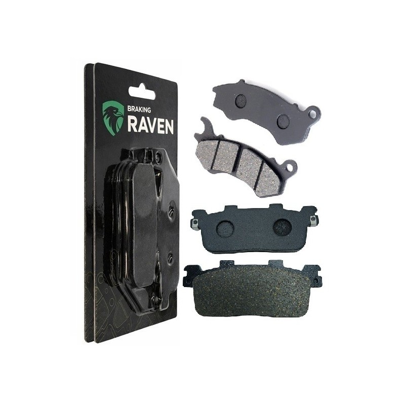 2 Kit plaquettes frein Kymco People 125  Avant et Arrière 299-355 - EBC FA702 et FA701 - Raven 103-105