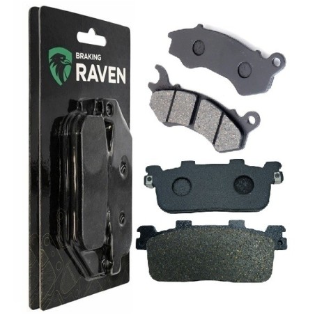 2 Kit plaquettes frein Kymco People 125  Avant et Arrière 299-355 - EBC FA702 et FA701 - Raven 103-105