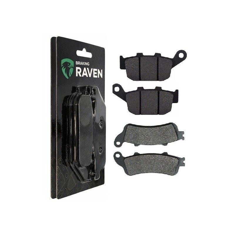 2 Kit plaquettes frein Peugeot SV 250  Avant et Arrière 020-135 - EBC FA702 et FA701 - Raven 103-108