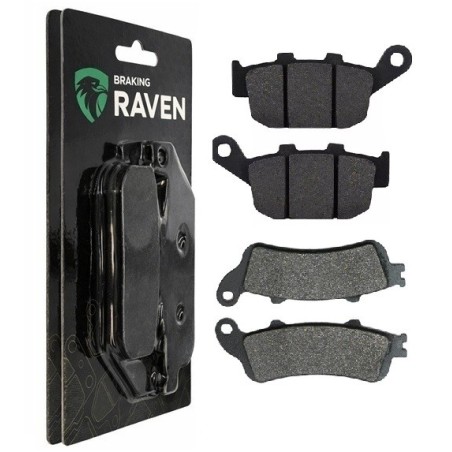 2 Kit plaquettes frein Peugeot SV 250  Avant et Arrière 020-135 - EBC FA702 et FA701 - Raven 103-108