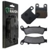 2 Kit plaquettes frein Peugeot Looxor 125  Avant et Arrière 121-193 - EBC FA702 et FA701 - Raven 103-110