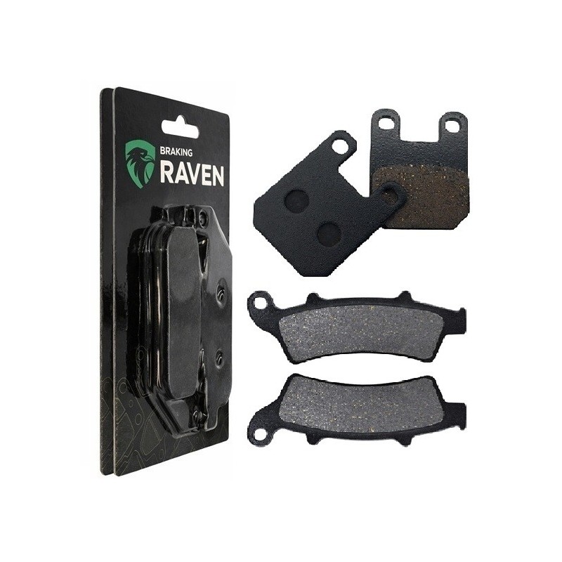 2 Kit plaquettes frein Peugeot Looxor 150  Avant et Arrière 121-193 - EBC FA702 et FA701 - Raven 103-110