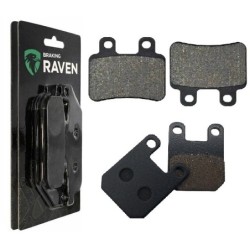 2 Kit plaquettes frein Peugeot Elystar 50 TSD1 Avant et Arrière 121-211 - EBC FA702 et FA701 - Raven 103-111