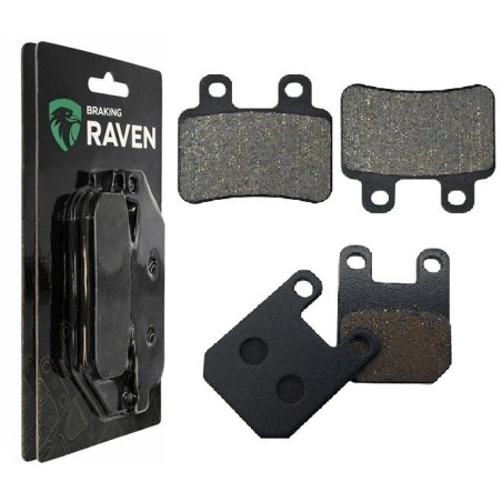 2 Kit plaquettes frein Yamaha DT 50 R  Avant et Arrière 121-211 - EBC FA702 et FA701 - Raven 103-111