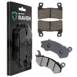 2 Kit plaquettes frein Peugeot Satelis 125  Avant et Arrière 134-299 - EBC FA702 et FA701 - Raven 103-113