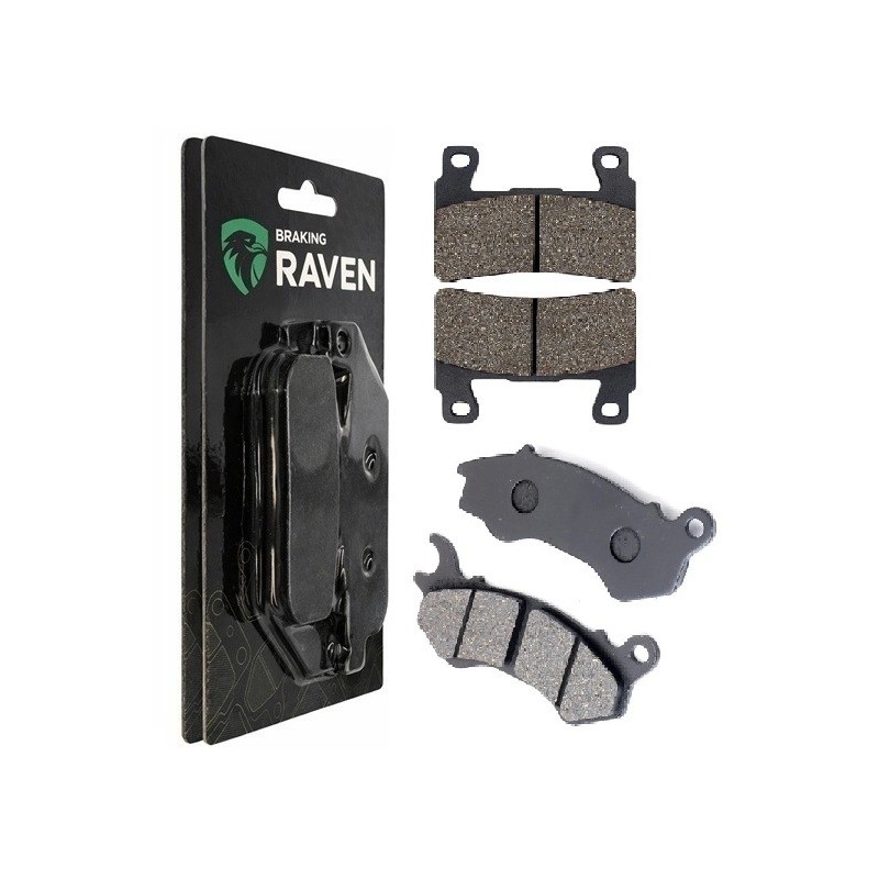 2 Kit plaquettes frein Peugeot Satelis 125  Avant et Arrière 134-299 - EBC FA702 et FA701 - Raven 103-113