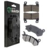 2 Kit plaquettes frein Peugeot Satelis 125  Avant et Arrière 134-299 - EBC FA702 et FA701 - Raven 103-113