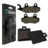 2 Kit plaquettes frein Peugeot Satelis 125 RS  Avant et Arrière 137-334 - EBC FA702 et FA701 - Raven 103-114