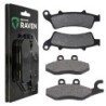 2 Kit plaquettes frein Piaggio Beverly 350 ie Sport Touring Avant et Arrière 193-266 - EBC FA702 et FA701 - Raven 103-118