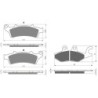 2 Kit plaquettes frein Piaggio Beverly 350 ie Sport Touring Avant et Arrière 193-266 - EBC FA702 et FA701 - Raven 103-118