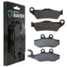 2 Kit plaquettes frein Piaggio Beverly 400 ie Avant et Arrière 031-293 - EBC FA702 et FA701 - Raven 103-119