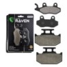 2 Kit plaquettes frein Yamaha WR 200R  Avant et Arrière 002-100 - EBC FA135 et FA152/2 - Raven 103-121