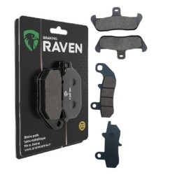 2 Kit plaquettes frein Yamaha DT 125 Tenere Avant et Arrière 006-065 - EBC FA134 et FA157 - Raven 103-126