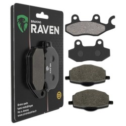 2 Kit plaquettes frein Yamaha TZR 50  Avant et Arrière 009-018 - EBC FA165 et FA101 - Raven 103-127