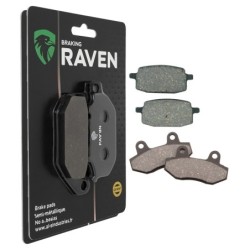 2 Kit plaquettes frein Thumpstar Expert 125  Avant et Arrière 114-011 - EBC FA169 et FA86 - Raven 103-132