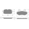 2 Kit plaquettes frein Thumpstar Junior 90  Avant et Arrière 114-011 - EBC FA169 et FA86 - Raven 103-132