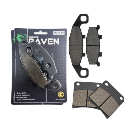 2 Kit plaquettes frein Suzuki VX 800  Avant et Arrière 013-027 - EBC FA129 et FA146 - Raven 103-135