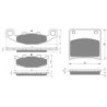 2 Kit plaquettes frein Suzuki VX 800  Avant et Arrière 013-027 - EBC FA129 et FA146 - Raven 103-135