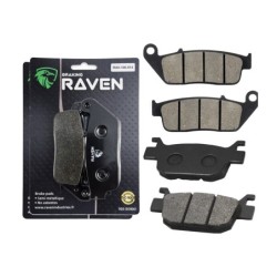 2 Kit plaquettes frein Honda SH 350  Avant et Arrière 014-287 - EBC FA196/226 et SFA415 - Raven 103-140