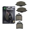 2 Kit plaquettes frein Gilera Oregon 250  Avant et Arrière 018-140 - EBC FA101 et FA361HH - Raven 103-145