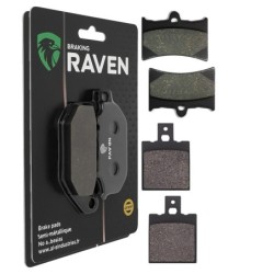 2 Kit plaquettes frein Aprilia Europa 125 AF1 Avant et Arrière 019-038 - EBC FA126 et FA47 - Raven 103-147