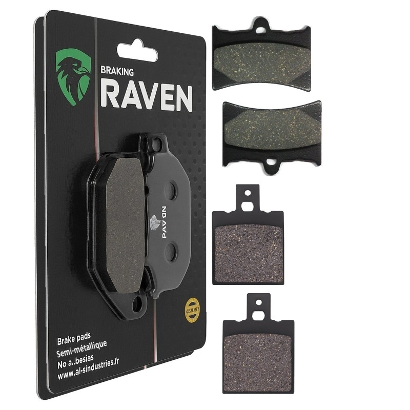 2 Kit plaquettes frein Gilera SP2 125  Avant et Arrière 019-038 - EBC FA126 et FA47 - Raven 103-147