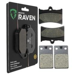 2 Kit plaquettes frein Benelli Devil 50  Avant et Arrière 019-120 - EBC FA126 et FA99 - Raven 103-148