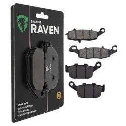 2 Kit plaquettes frein Suzuki XF 650 Freewind  Avant et Arrière 124-020 - EBC FA231 et FA140 - Raven 103-152