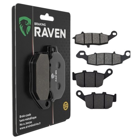 2 Kit plaquettes frein Suzuki XF 650 Freewind  Avant et Arrière 124-020 - EBC FA231 et FA140 - Raven 103-152