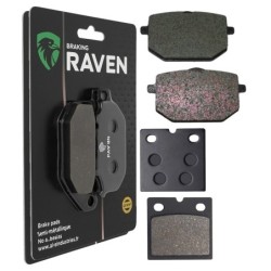 2 Kit plaquettes frein Moto-guzzi NTX 750  Avant et Arrière 029-081 - EBC FA118 et FA18 - Raven 103-161