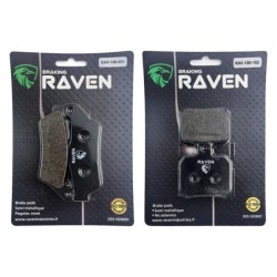 2 Kit plaquettes frein Suzuki Burgman 125 UH  Avant et Arrière 031-152 - EBC FA181 et FA266 - Raven 103-164