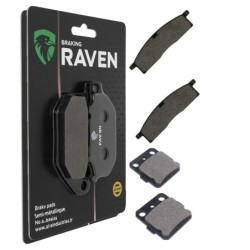 2 Kit plaquettes frein Yamaha YZ 85  Avant et Arrière 034-077 - EBC FA119 et FA84/3 - Raven 103-166