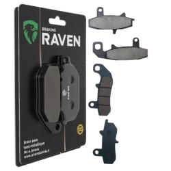 2 Kit plaquettes frein Suzuki DR 650 R S RSE Avant et Arrière 036-065 - EBC FA147 et FA157 - Raven 103-167