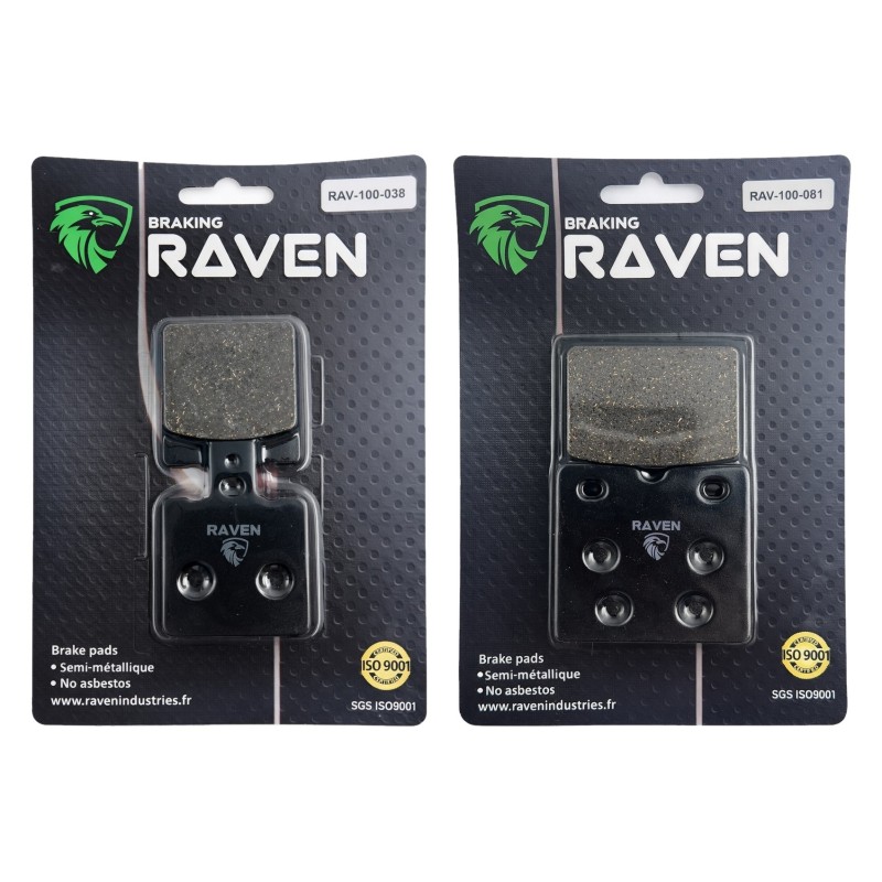 2 Kit plaquettes frein Moto-guzzi GT 350 V35 Avant et Arrière 081-038 - EBC FA18 et FA47 - Raven 103-168