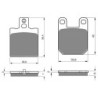 2 Kit plaquettes frein Alfer MC 80  Avant et Arrière 038-121 - EBC FA47 et FA115 - Raven 103-171